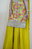 Yellow Zari Work Suit Set