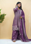 Heavy Zari Work Partywear Sharara Set