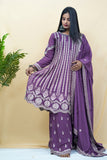 Heavy Zari Work Partywear Sharara Set