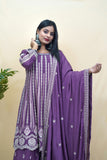 Heavy Zari Work Partywear Sharara Set