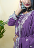 Heavy Zari Work Partywear Sharara Set
