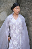 Keesa Grey Premium Cutwork Suit