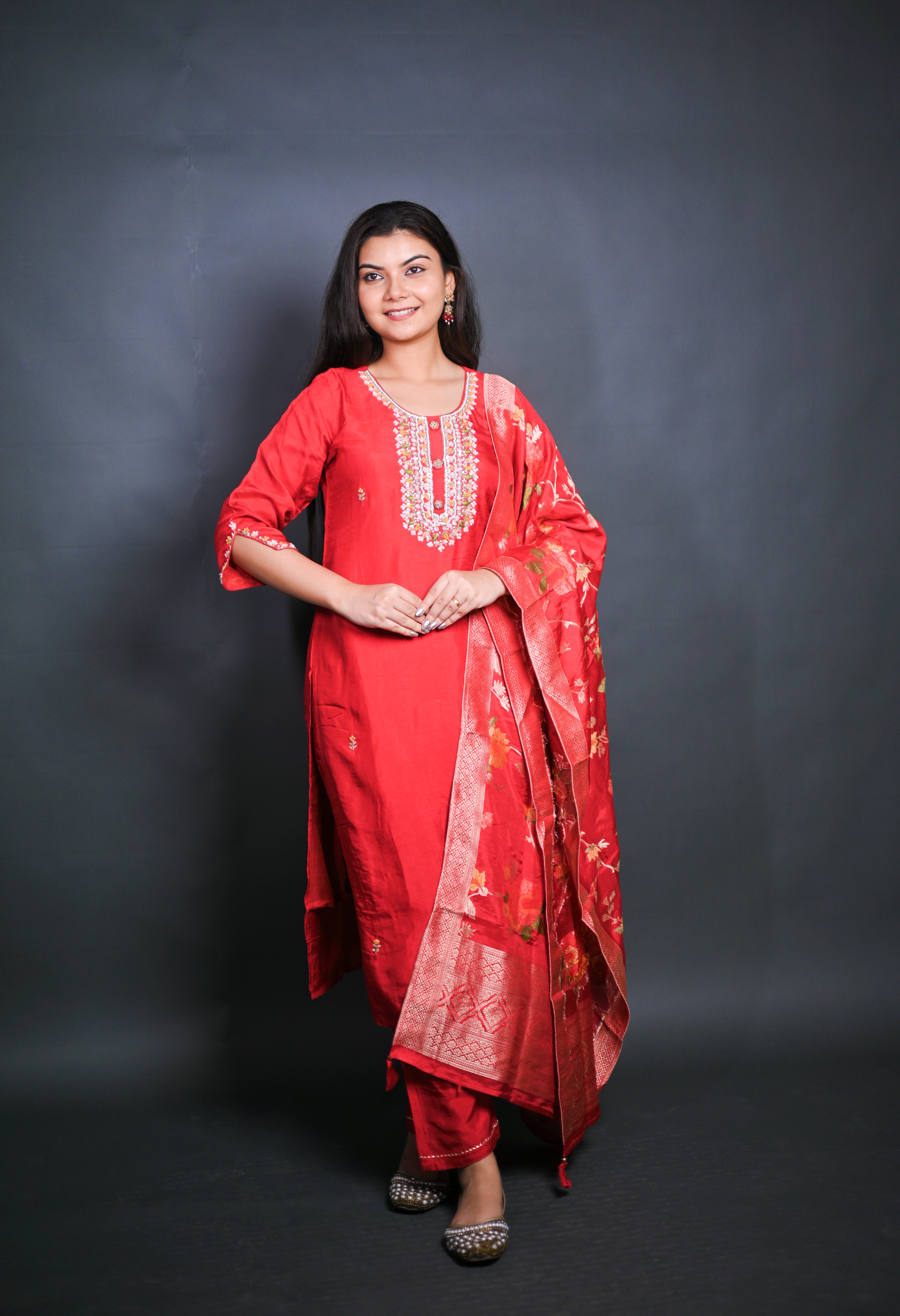 Radiate Elegance in Red
