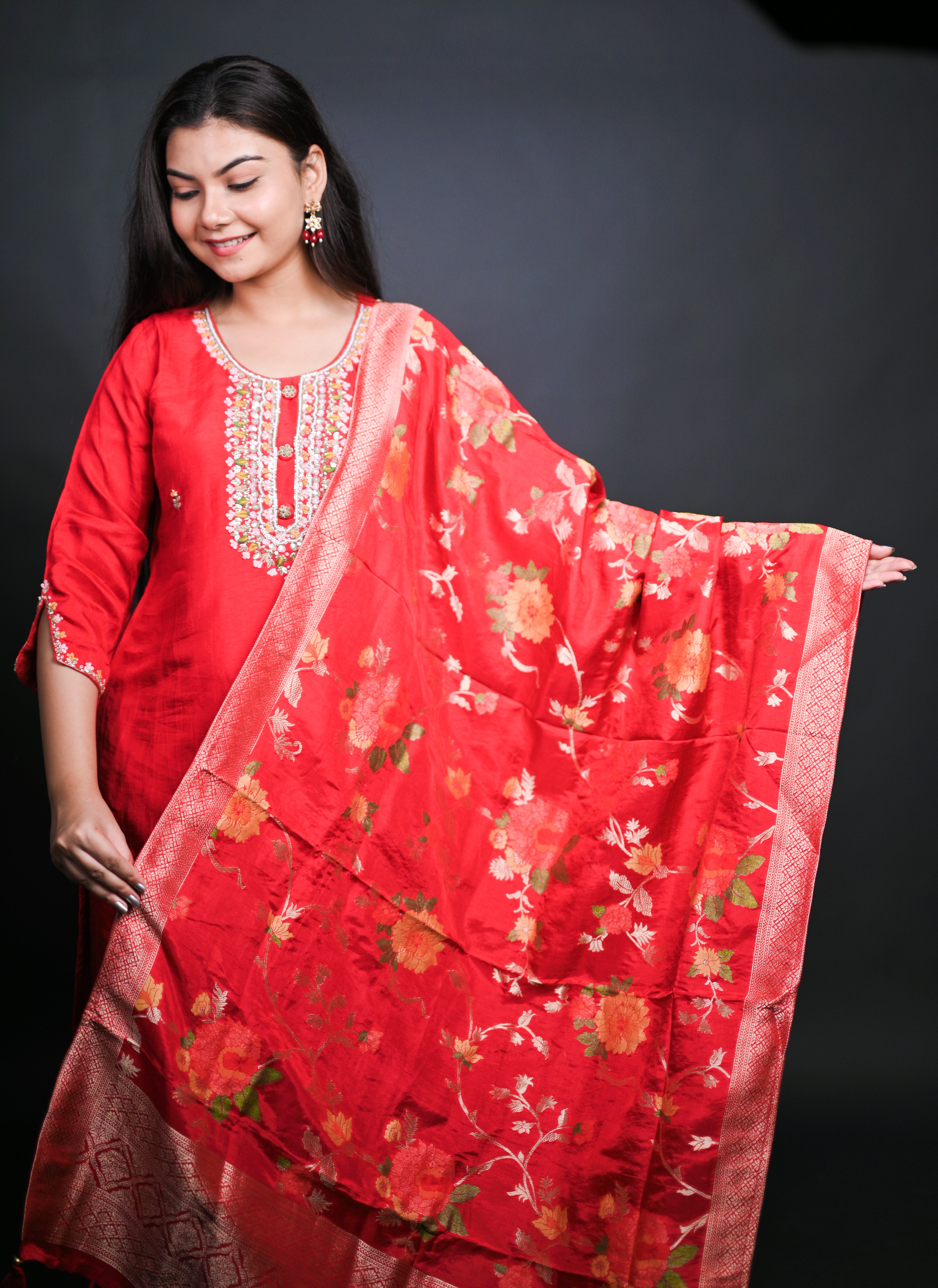 Radiate Elegance in Red