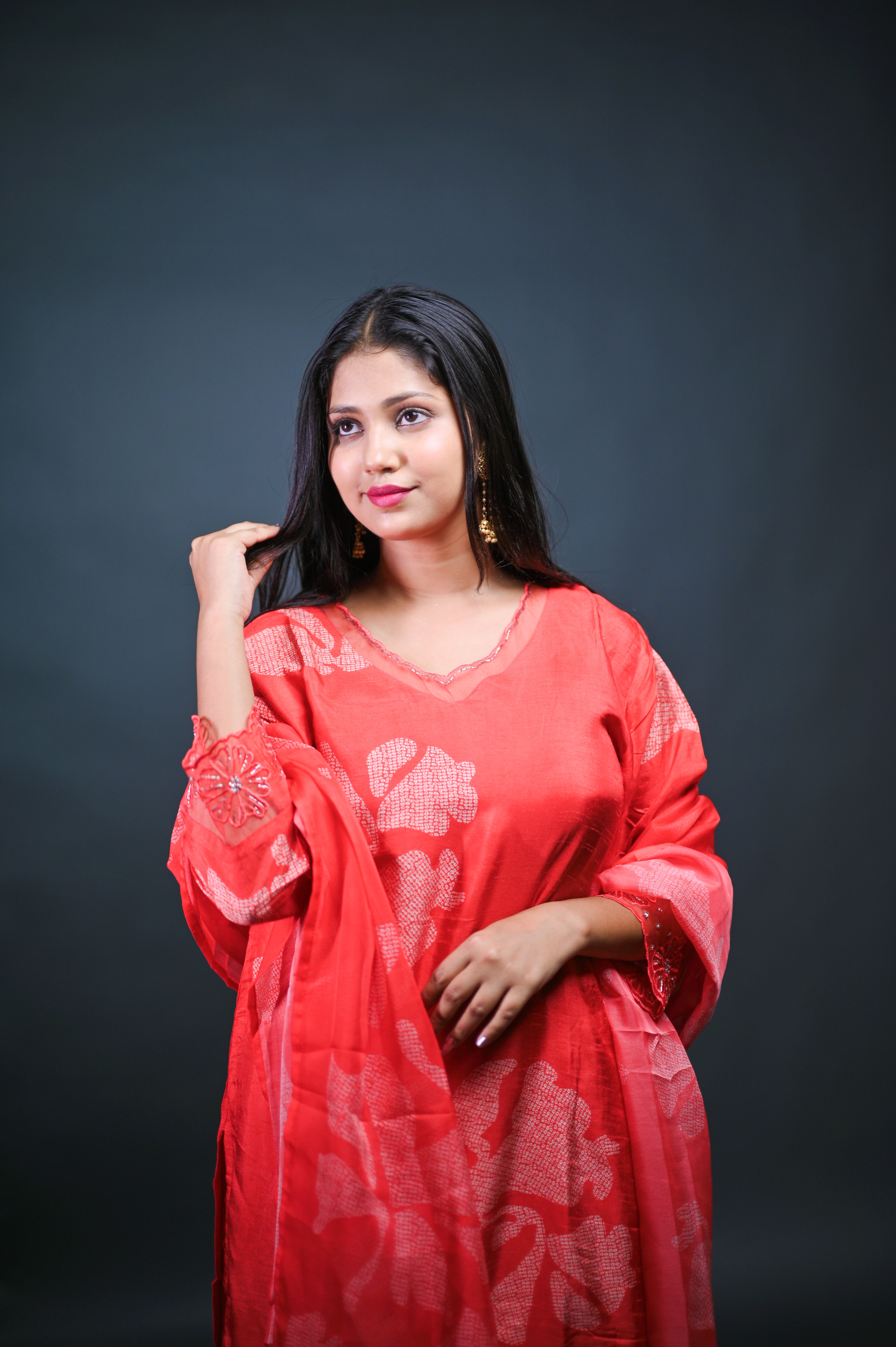Rajvella Elegant Orange Suit Set