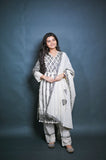 Aaira Supima Cotton Black & White Suit set